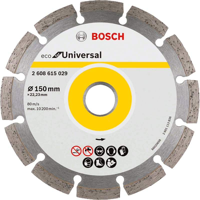 Круг алмазный Bosch Ф150 универсальный ECO (029)