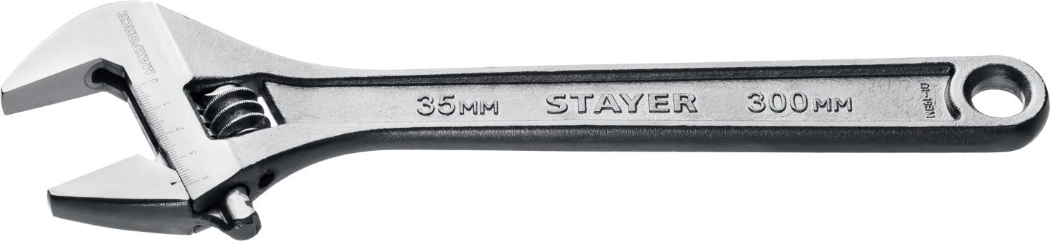 STAYER MAXFORCE, 300/35 мм, разводной ключ (2725-30)