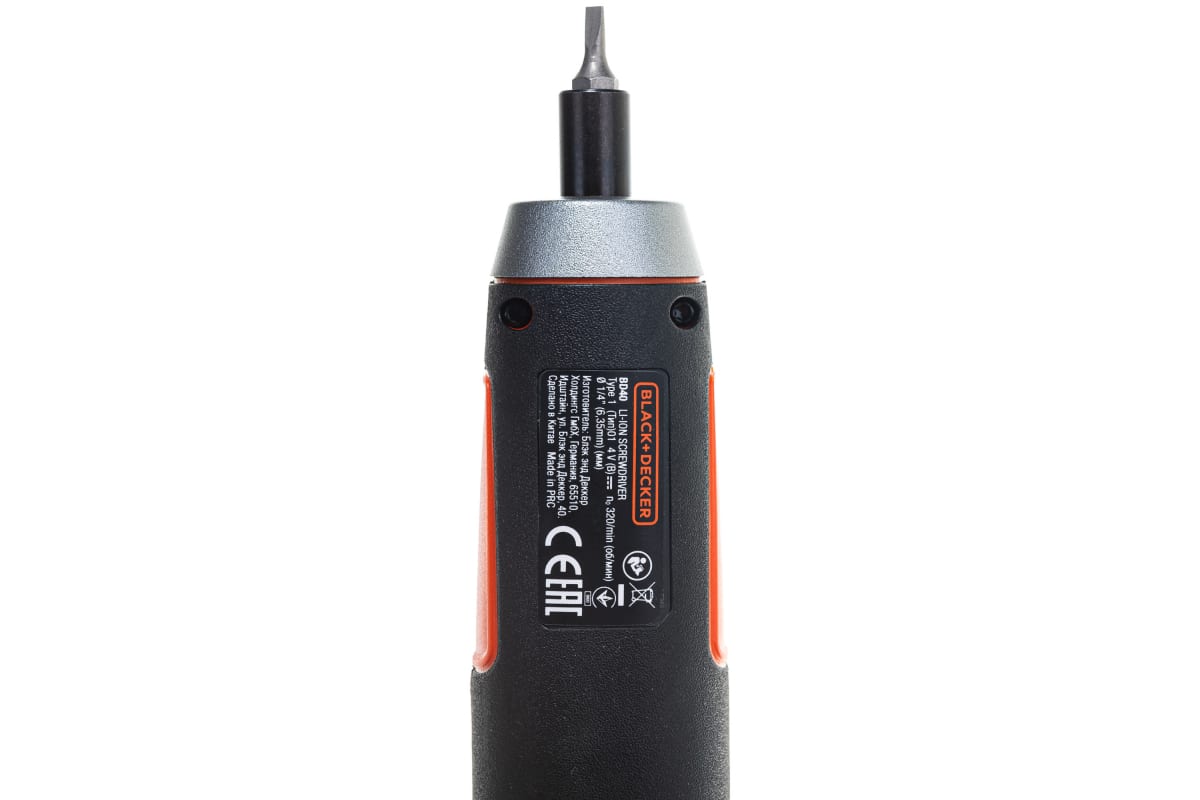 Отвертка аккумуляторная B&D BD40K4