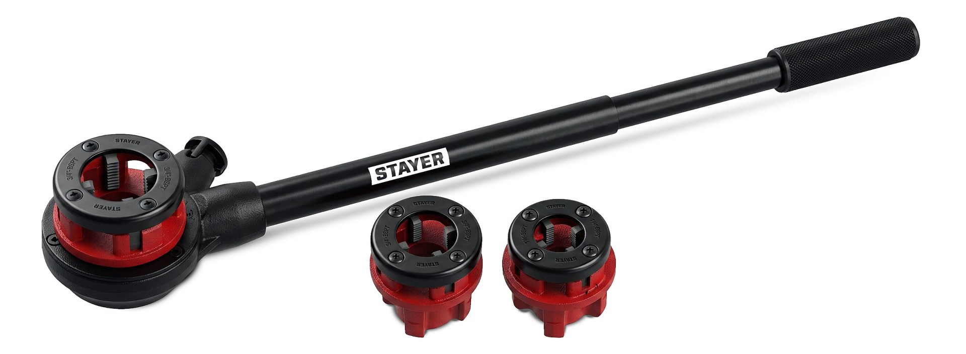 STAYER набор клуппов с трещоткой №3, Professional (28260-H3)
