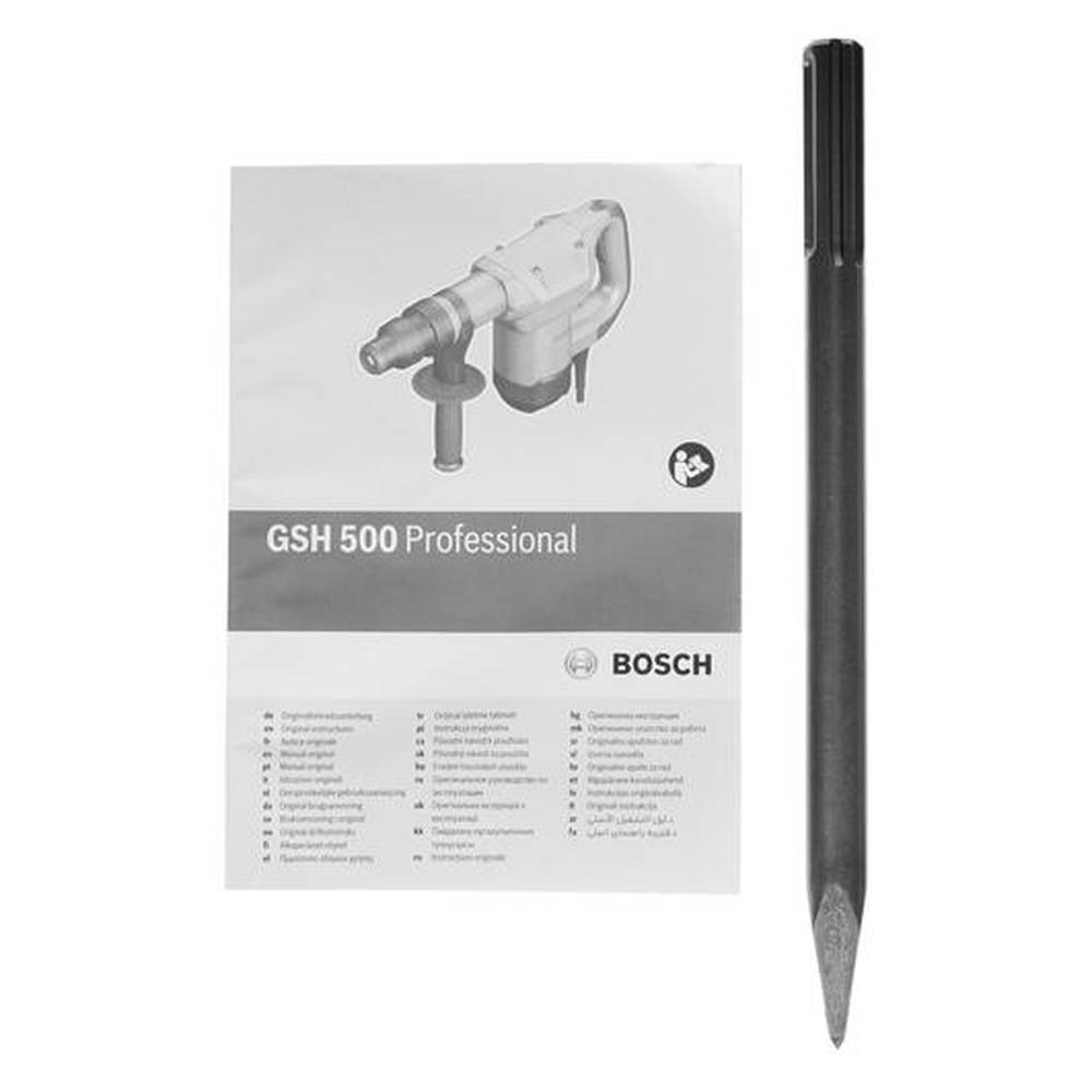 Электромолоток Bosch GSH 500(+переходник код 00006697110)