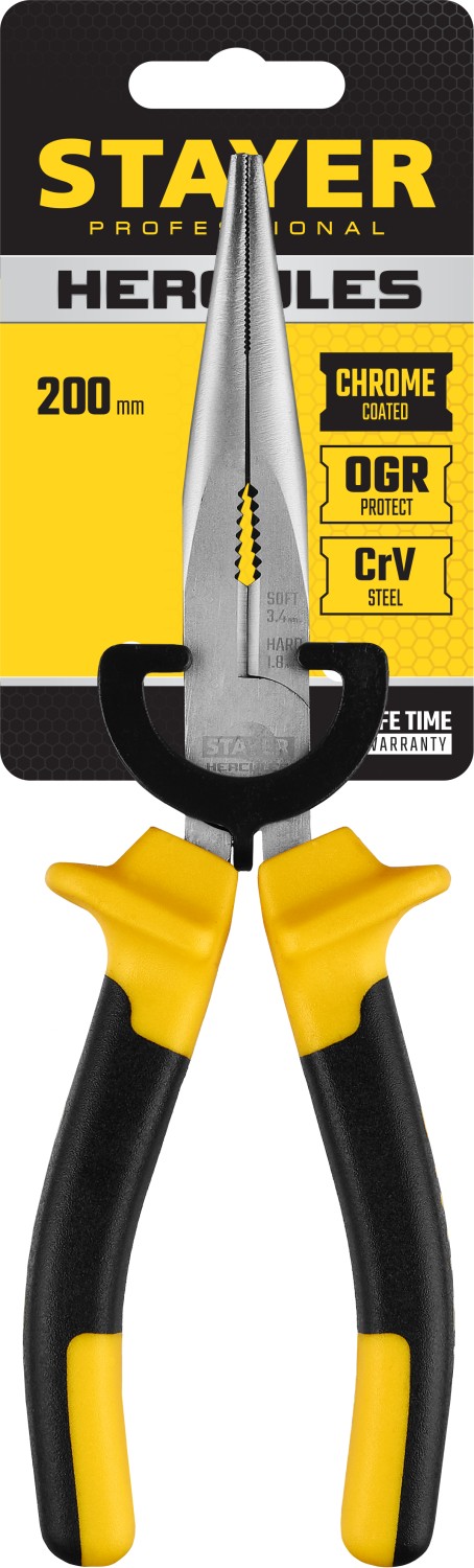 STAYER Hercules, 200 мм, тонкогубцы, Professional (2203-3-20)
