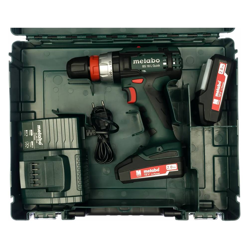 Шуруповерт аккумуляторный Metabo BS 18 L Quick