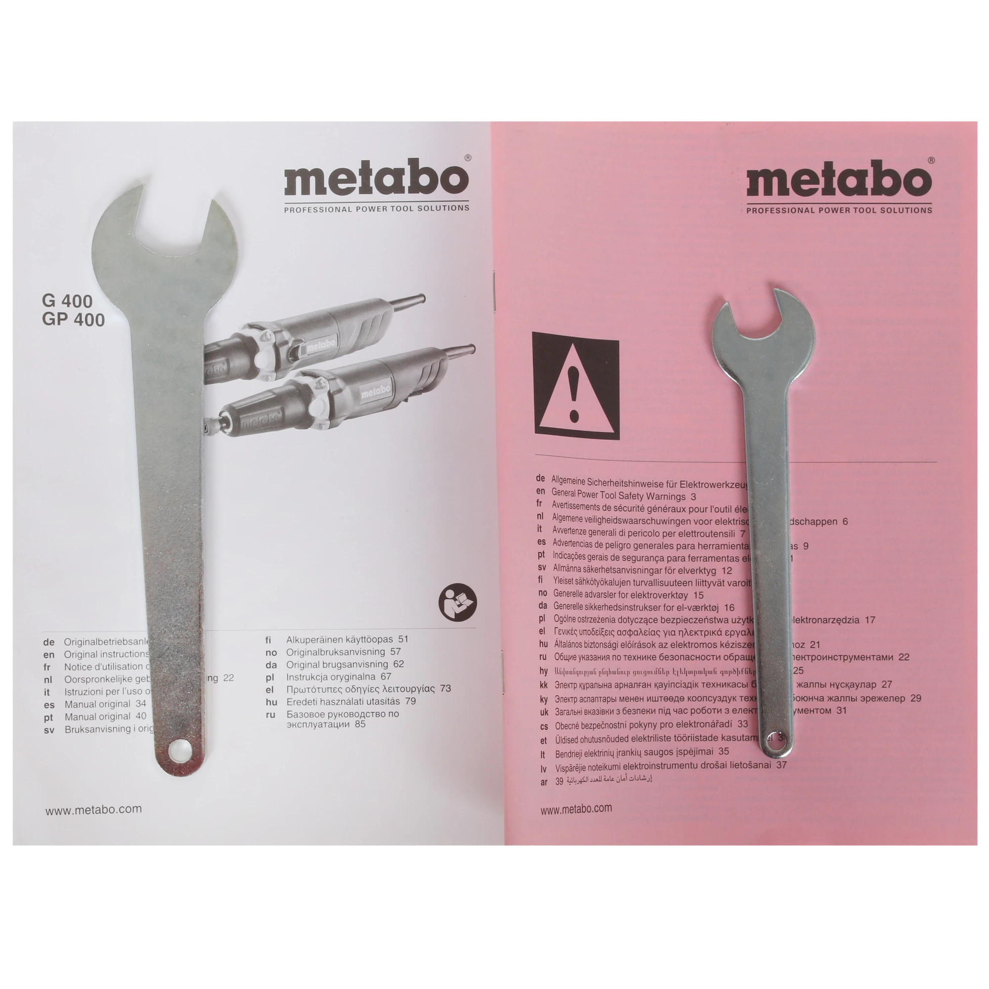 Машина прямая шлифовальная Metabo G 400