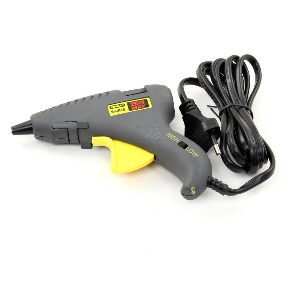 Пистолет клеевой Stanley "dual temp 6-gr15" ф7,0мм х 15вт/220в 6-gr15
