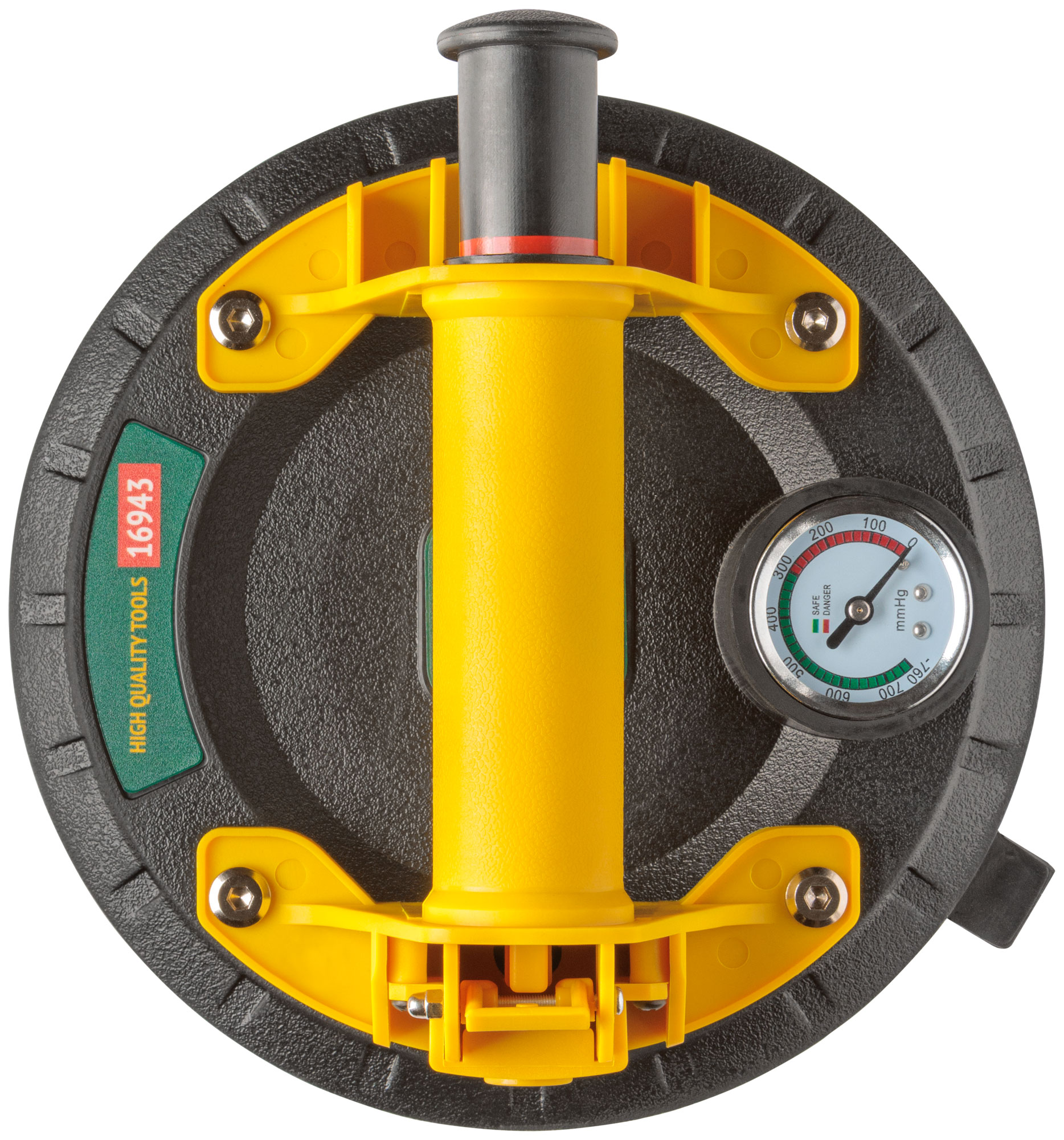 Стеклодомкрат усиленный Профи, манометр, быстрый сброс давления, пластиковый кейс, 200 мм, 200 кг FIT 16943