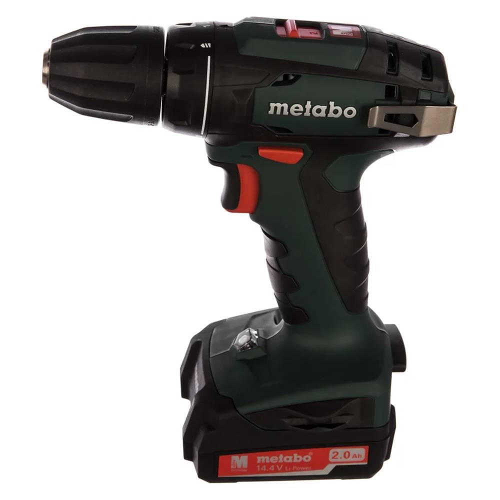 Шуруповерт аккумуляторный Metabo BS 14.4 + набором оснастки