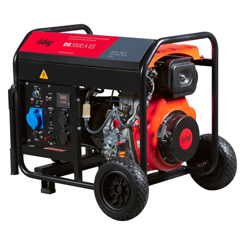 Генератор дизельный Fubag DS 5500 A ESс электростартером и коннектором автоматики