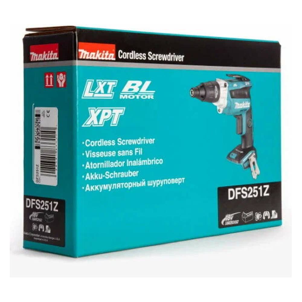 Шуруповерт аккумуляторный Makita DFS251Z (без акк, без з/у)
