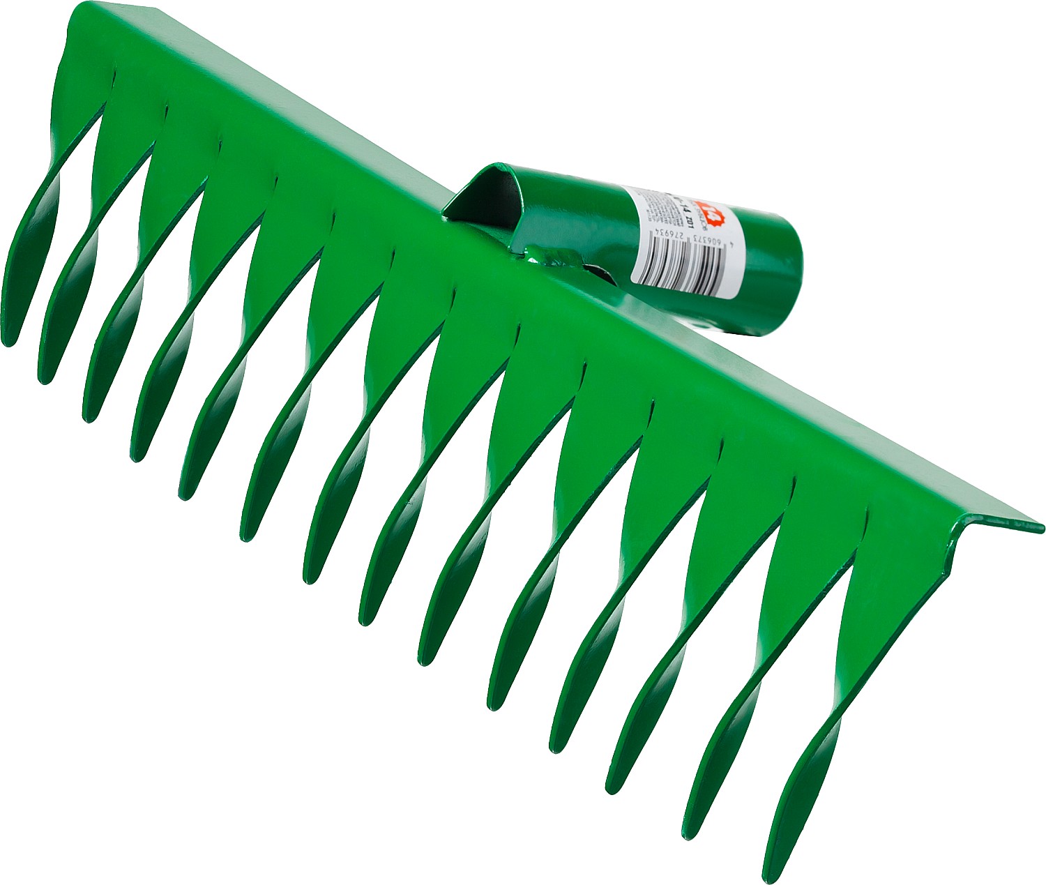 РОСТОК 364 x 72 мм, 14 витых зубцов, рабочая поверхность из стали, покрытие краска, без черенка, грабли (39600-14)