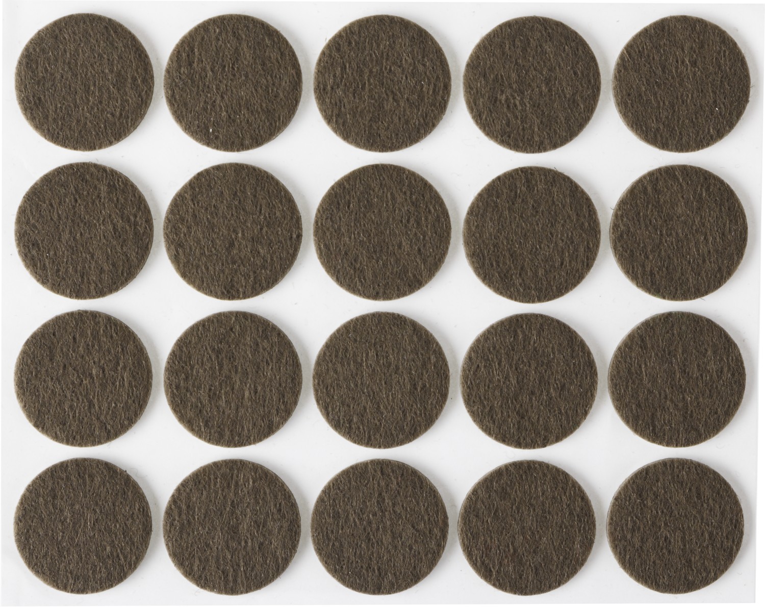 STAYER d 22 мм, самоклеящиеся, фетровые, 20 шт, коричневые, мебельные накладки (40910-22)
