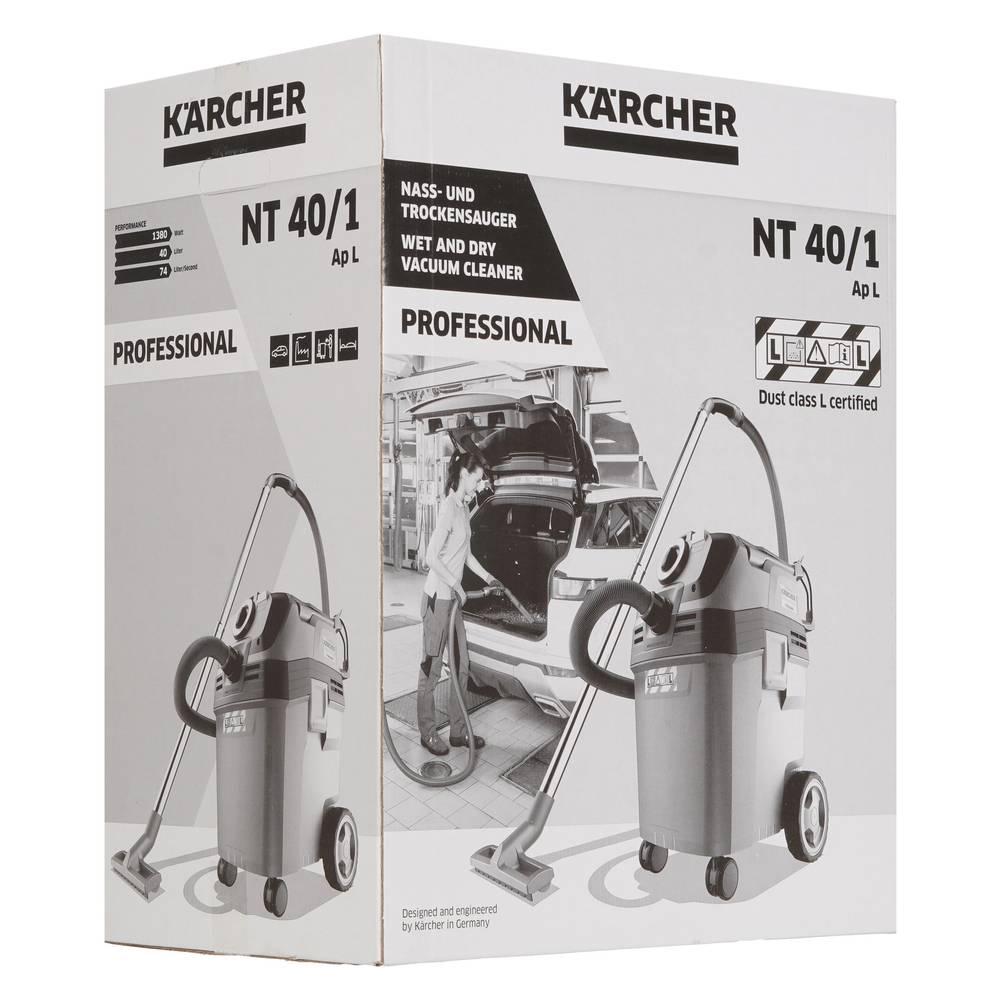 Пылесос Karcher проф. NT 40/1  Ap L *EU
