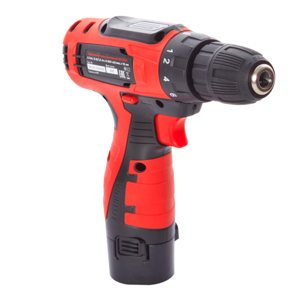 Шуруповерт аккумуляторный REDVERG Basic SD12LE/1