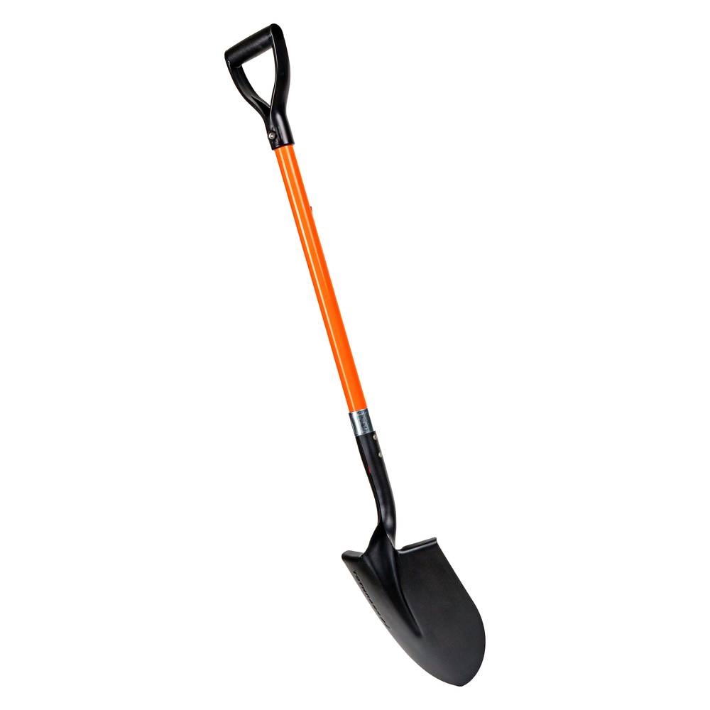 Лопата Квалитет садовая штыковая круглая фиберглассовый черенок ЛС-ШКФ-1150