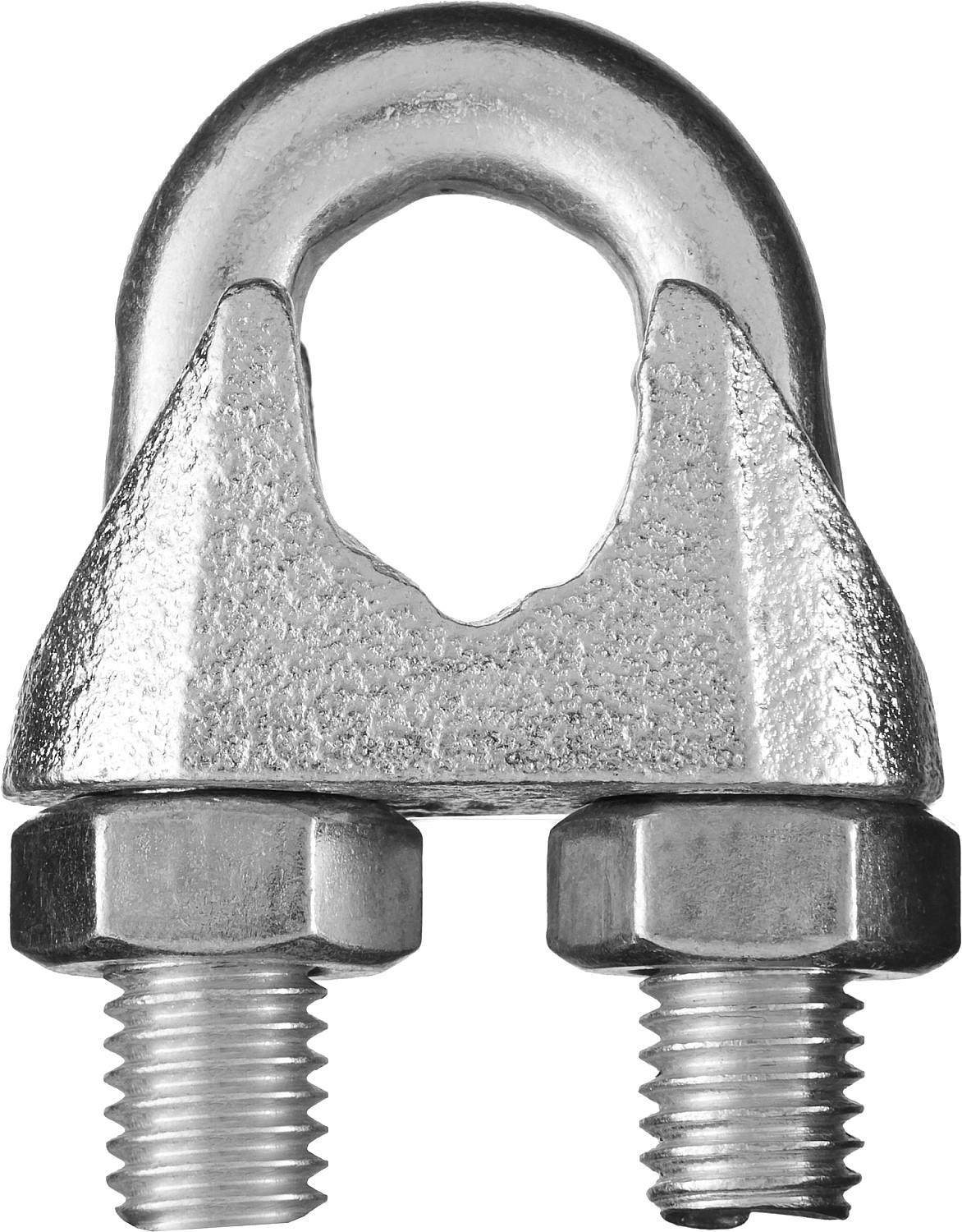 STAYER DIN 741, 6 мм, 80 шт, зажим троса (30535-06)