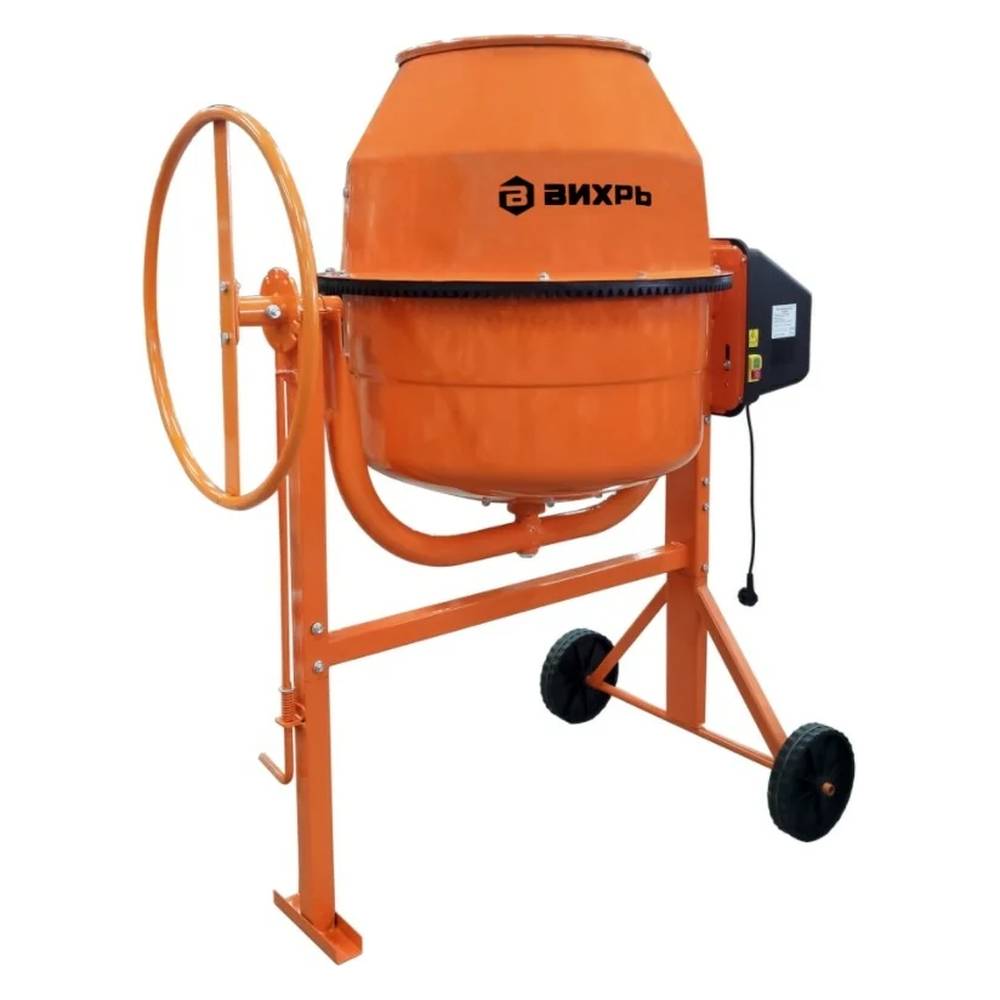 Бетоносмеситель Вихрь БМ-200П (полиамидный венец)