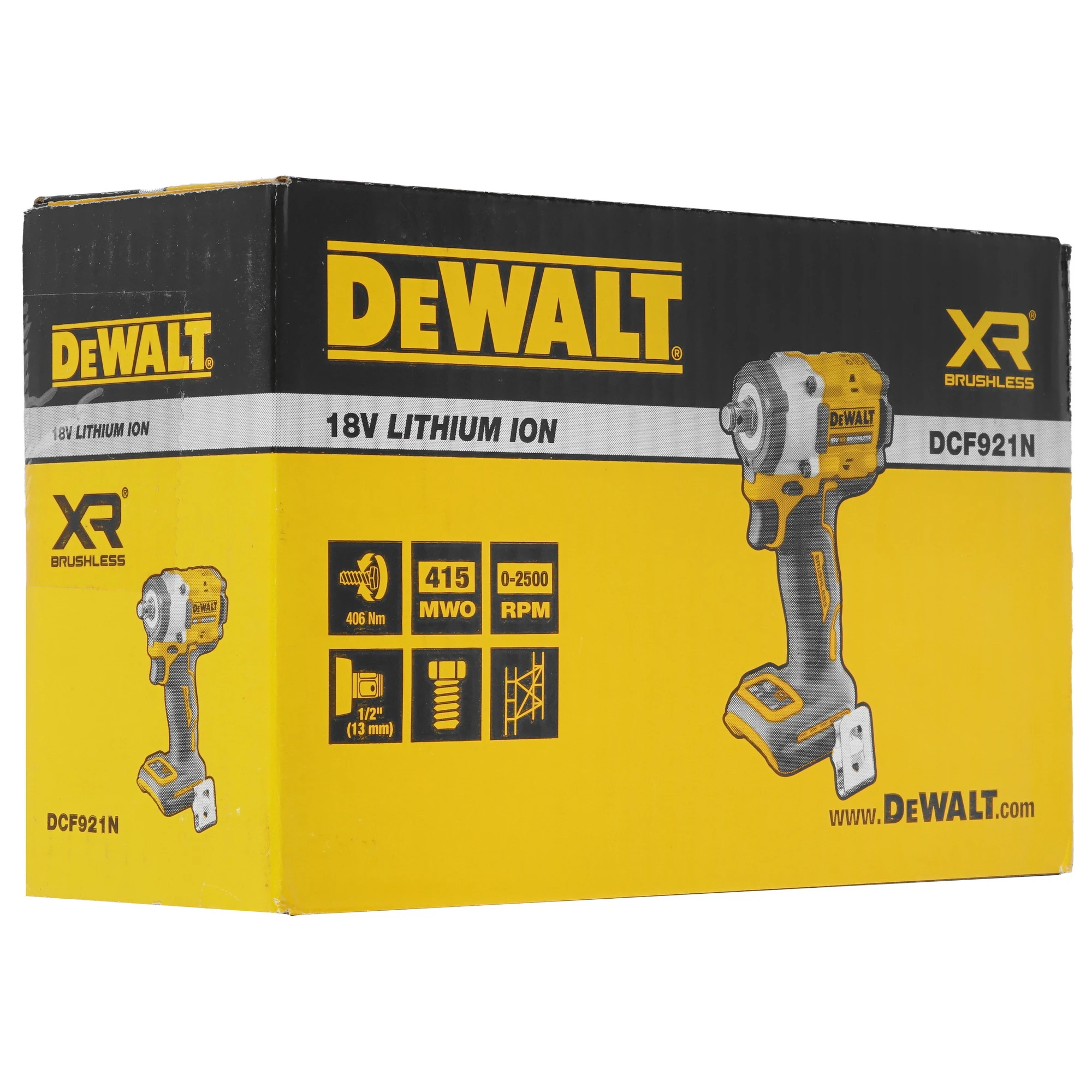 Гайковерт аккумуляторный DeWalt DCF921N (без акк, без з/у)