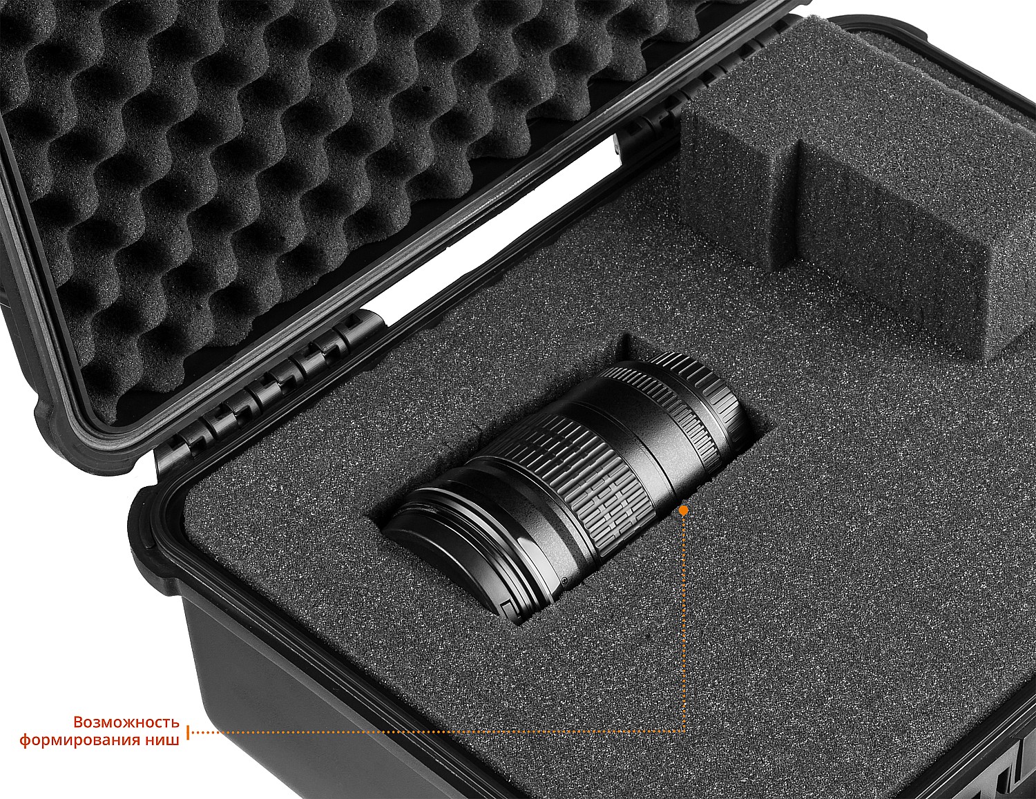 KRAFTOOL PANZER-16, 400 х 330 х 170 мм, (16″), IP55, ударопрочный пластиковый ящик (38251-16)