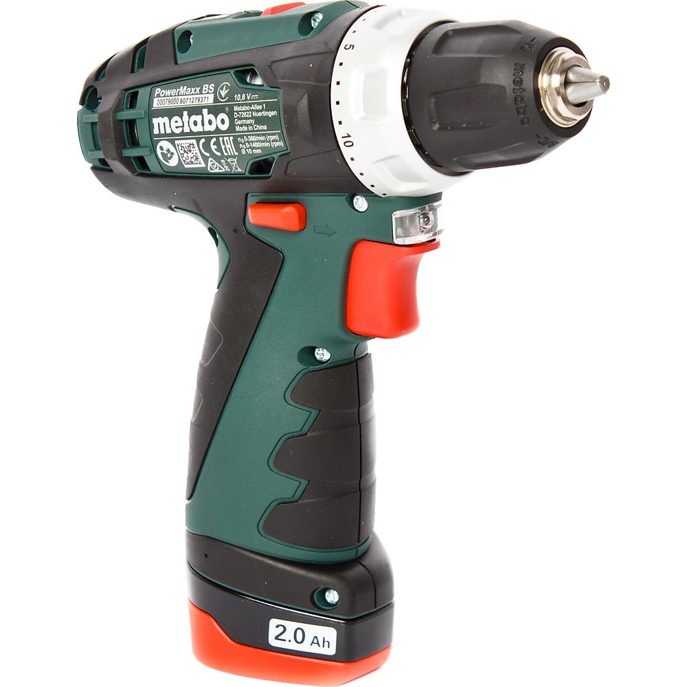 Шуруповерт аккумуляторный Metabo PowerMaxx BS (кейс)