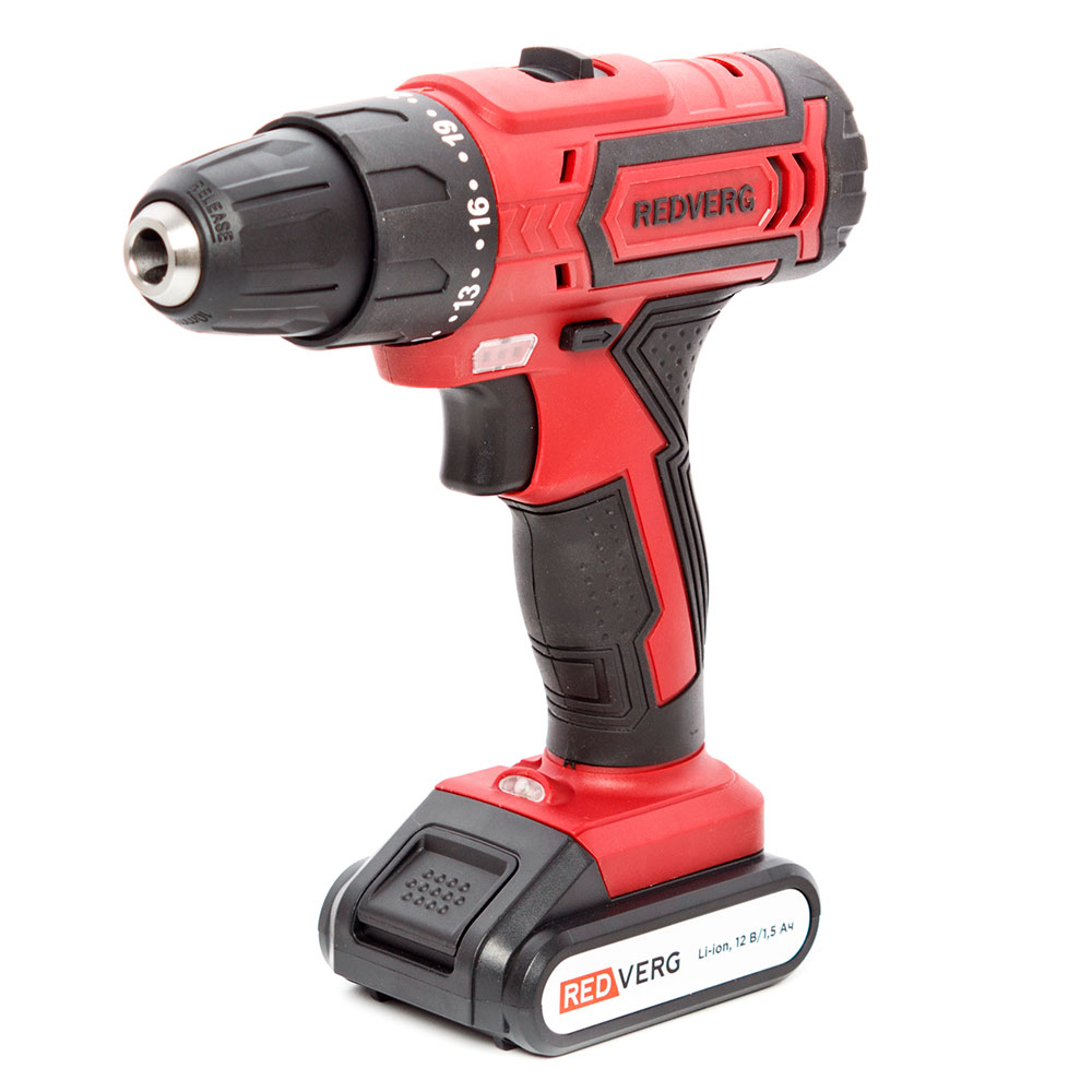 Шуруповерт аккумуляторный REDVERG RD-SD12L/2Y