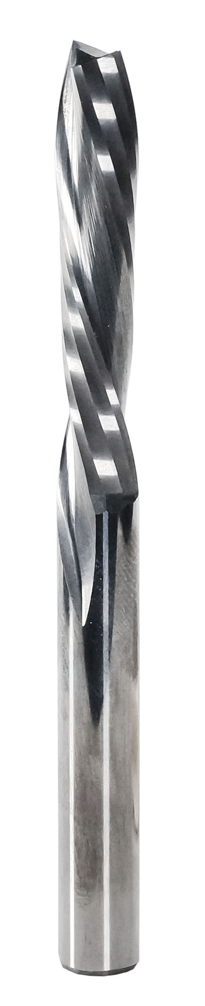 Фреза спиральная с двумя режущими гранями нижний рез Ø 8х42 мм хвостовик 8 мм Энкор (46682)