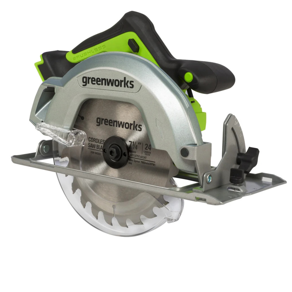 Пила циркулярная Greenworks GD24CS (без АКБ и ЗУ)