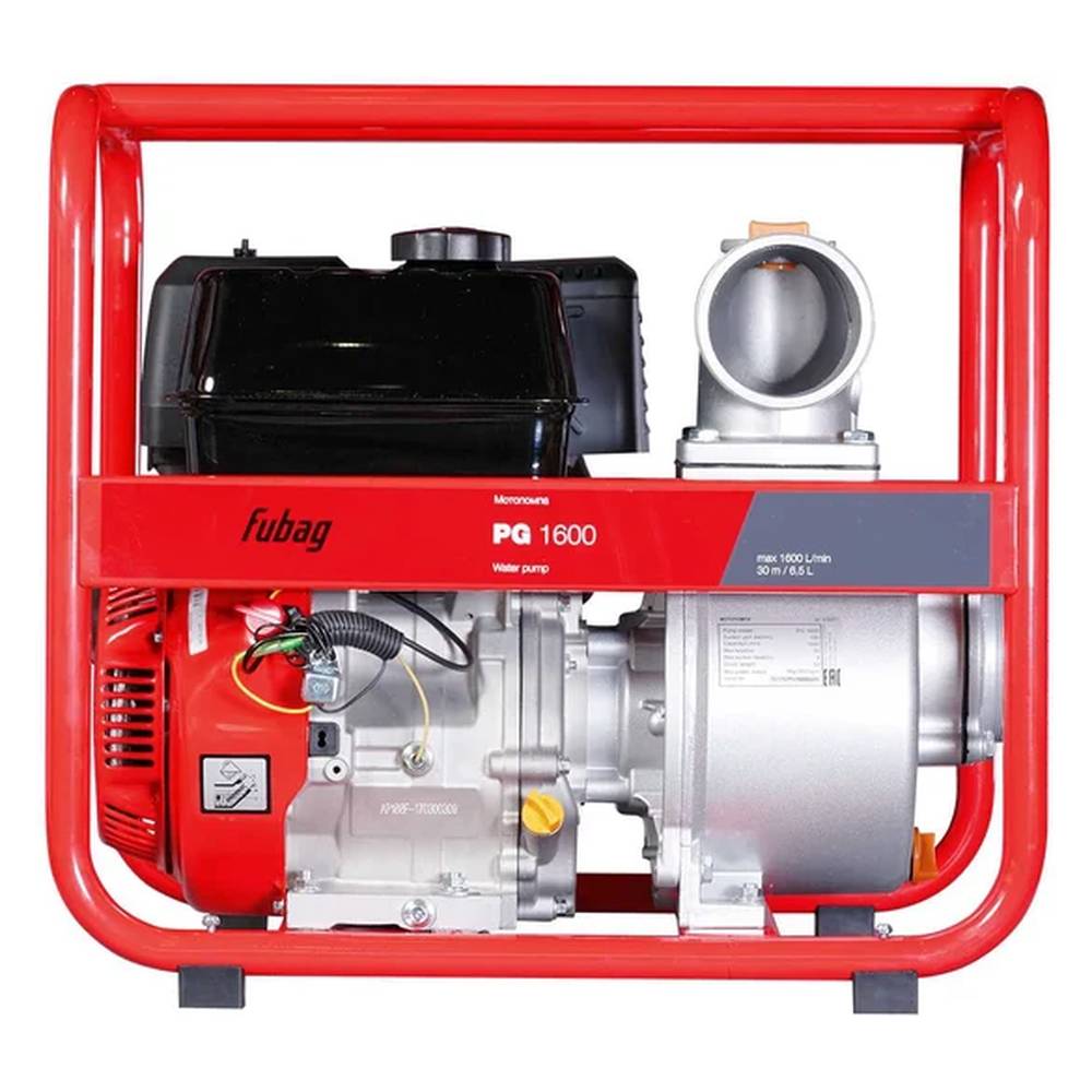Мотопомпа Fubag PG 1600 бензиновая для чистой воды