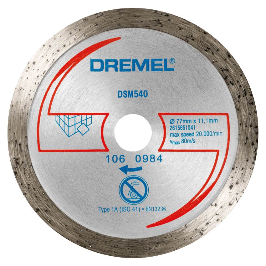 Круг отрезной Dremel алмазный по плитке для DSM20 (540)