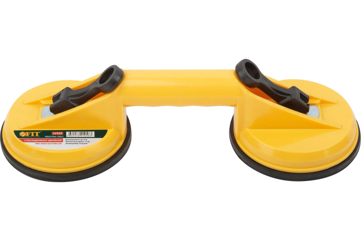 Стеклодомкрат пластиковый двойной, грузоподъемность 85 кг FIT 16960