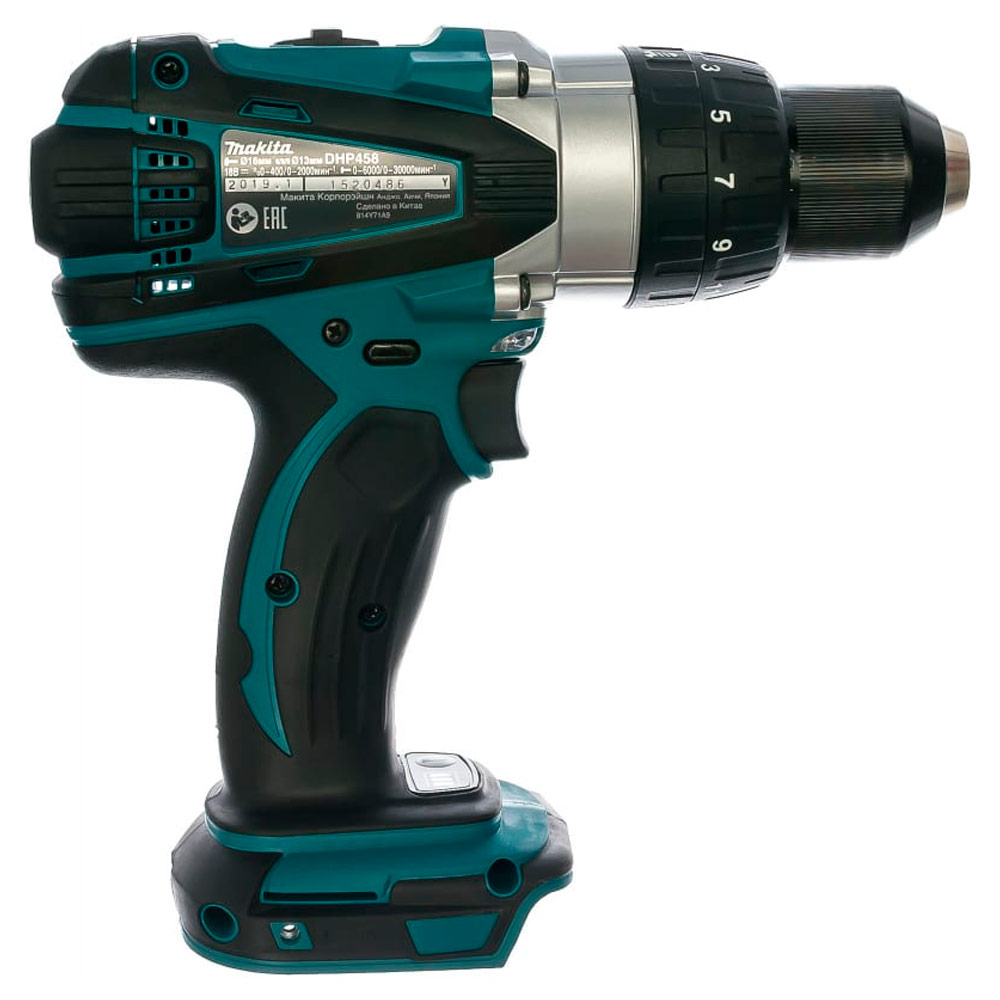 Шуруповерт аккумуляторный ударный Makita DHP458Z (без акк, без з/у)