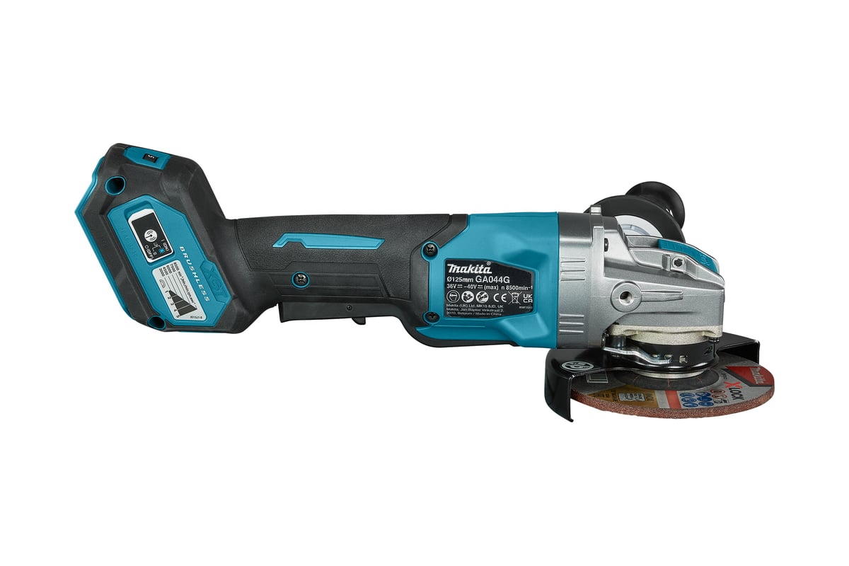 Машина шлифовальная угловая аккумуляторная Makita GA044GZ01(без акк, без ЗУ)