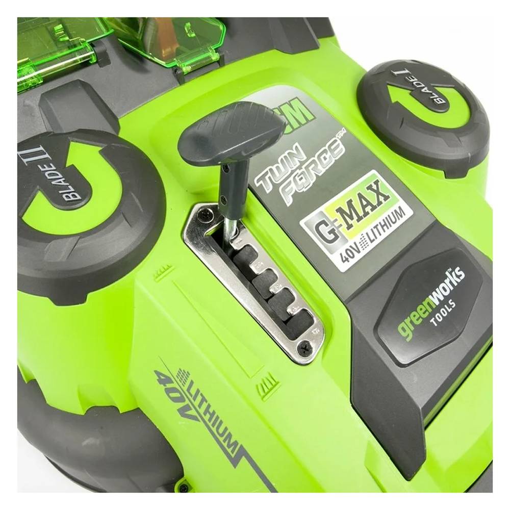 Газонокосилка аккумуляторная Greenworks G40LM49DBK4 (АКБ 4 А.ч; ЗУ)