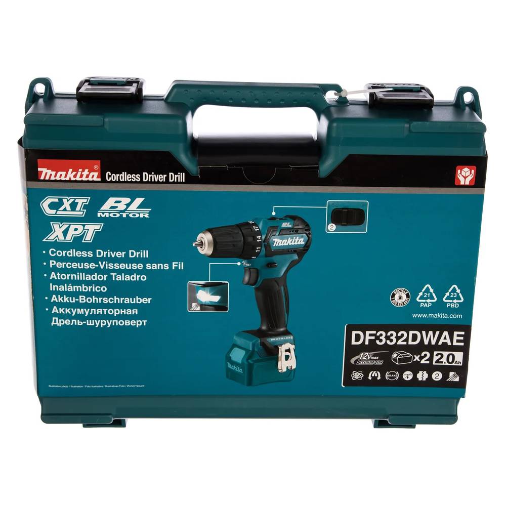 Шуруповерт аккумуляторный Makita DF332DWAE