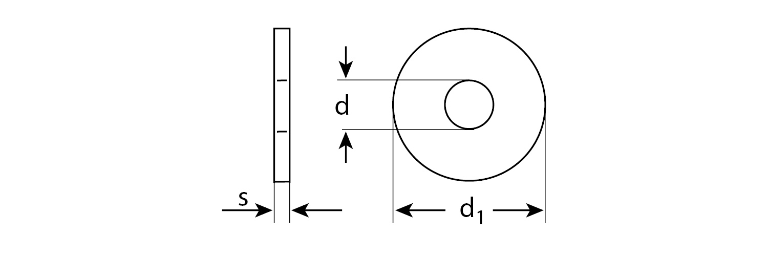 ЗУБР DIN 9021, 16 мм, цинк, 5 кг, кузовная шайба (303820-16)