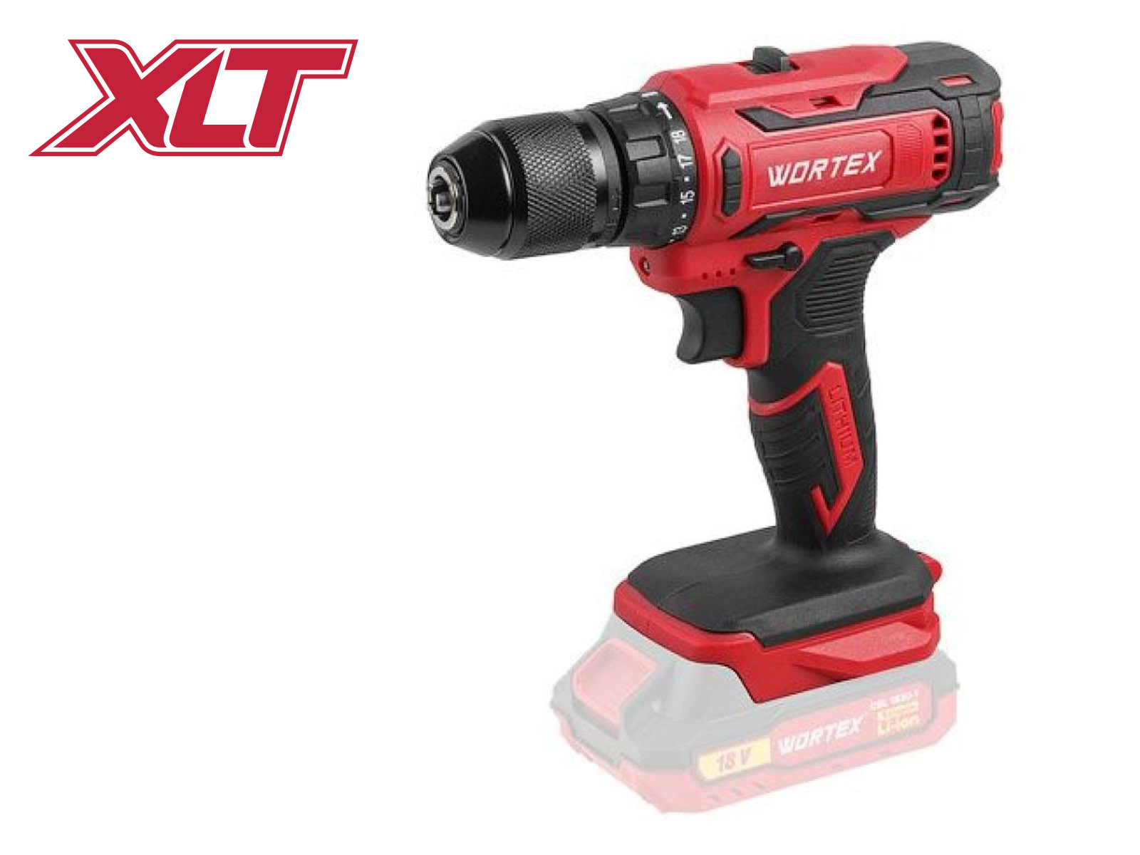 Аккум. дрель-шуруповерт WORTEX BD 1820-1 Li в кор. ALL1 SOLO 18 В, 30 Н*м, БЗП(мет.) 13 мм