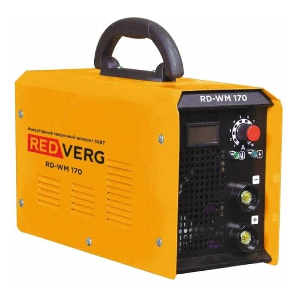 Аппарат сварочный бестрансформаторный REDVERG RD-WM 170+маска сварщика хамелеон REDVERG RD-WM 305 (АСФ100)