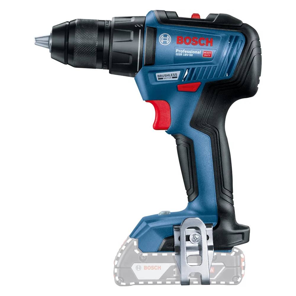 Шуруповерт аккумуляторный Bosch GSR 18V-50 (без акк. и З\у)