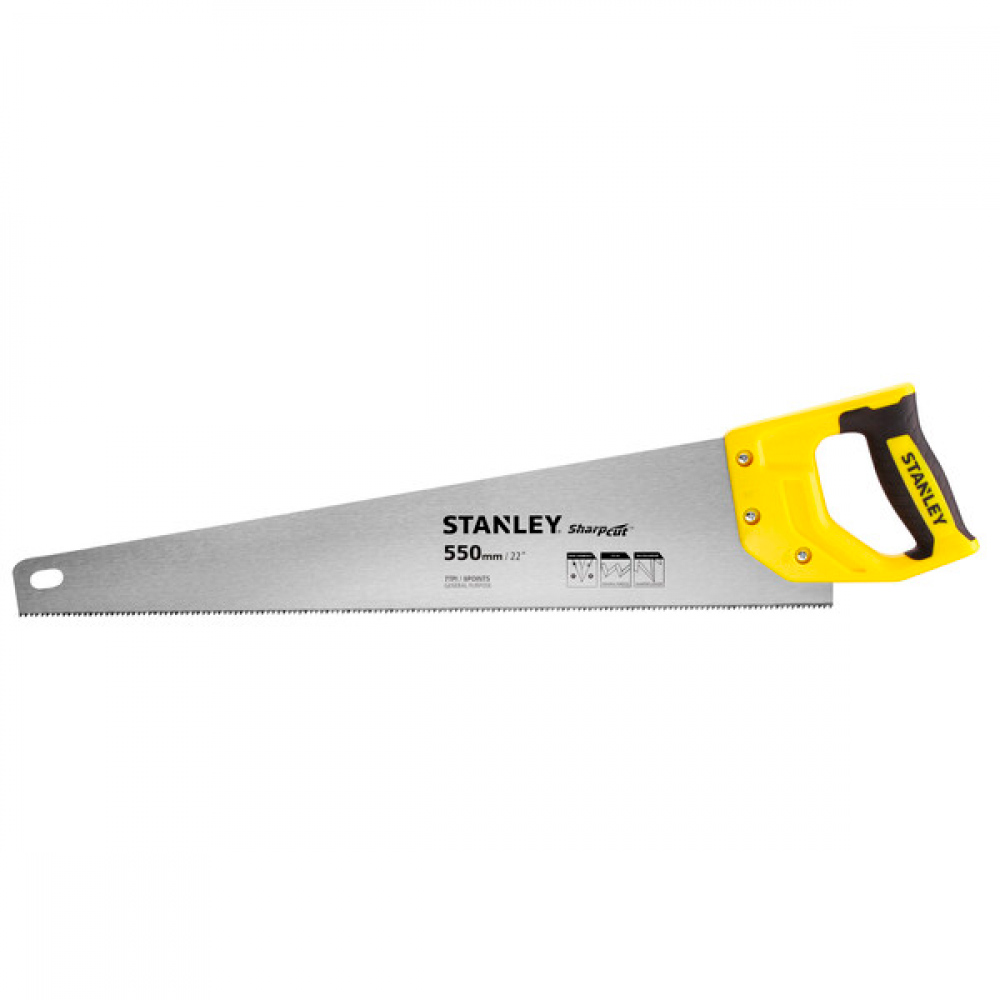 Ножовка Stanley SHARPCUT 550 ММ 7TPI STHT20368-1