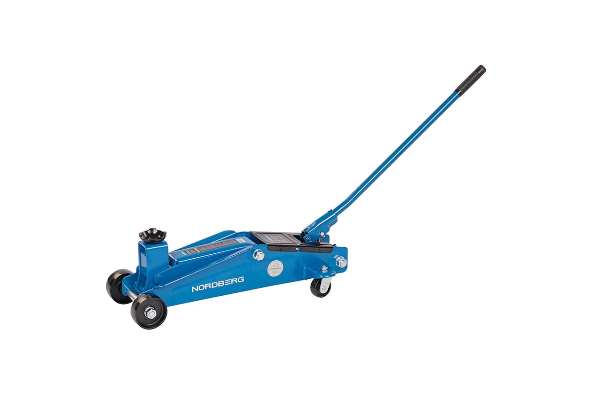 Домкрат подкатной для автолюбителя в кейсе, 3 т NORDBERG N3203EC