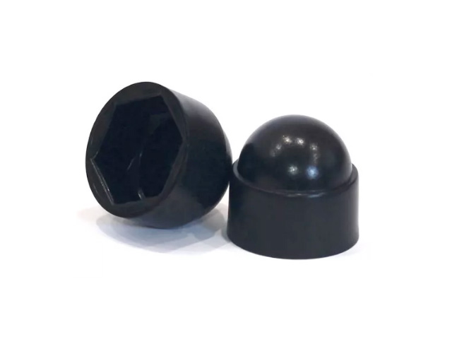 Колпачок на болт/гайку М5/S8 черный (400 шт в пакете)