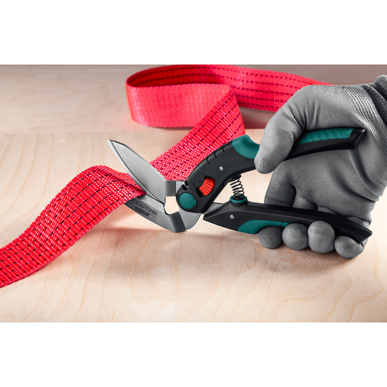 KRAFTOOL BULLDOG, 250 мм, многофункциональные прямые технические ножницы (23203)