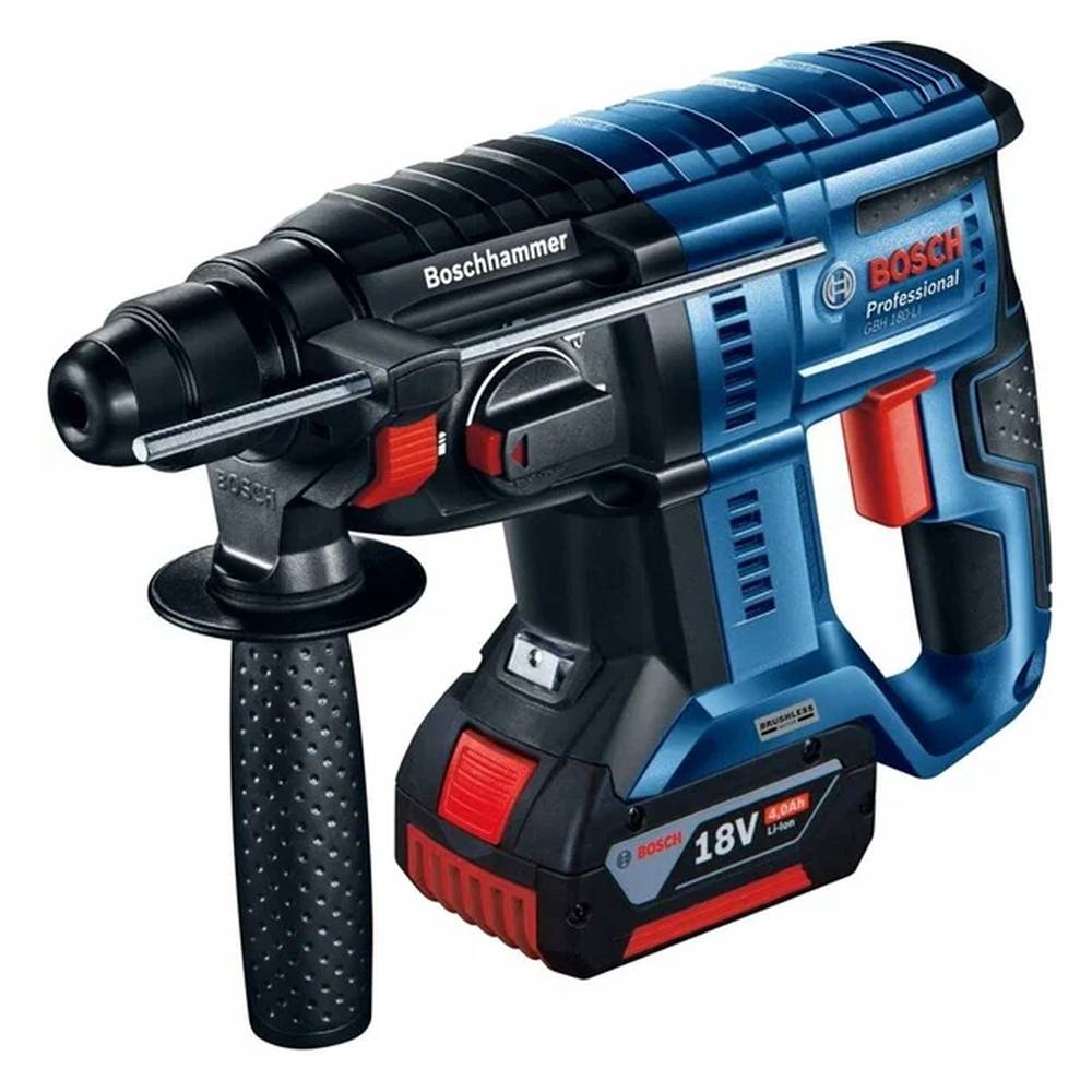 Перфоратор аккумуляторный Bosch GBH 180-LI + набор оснастки