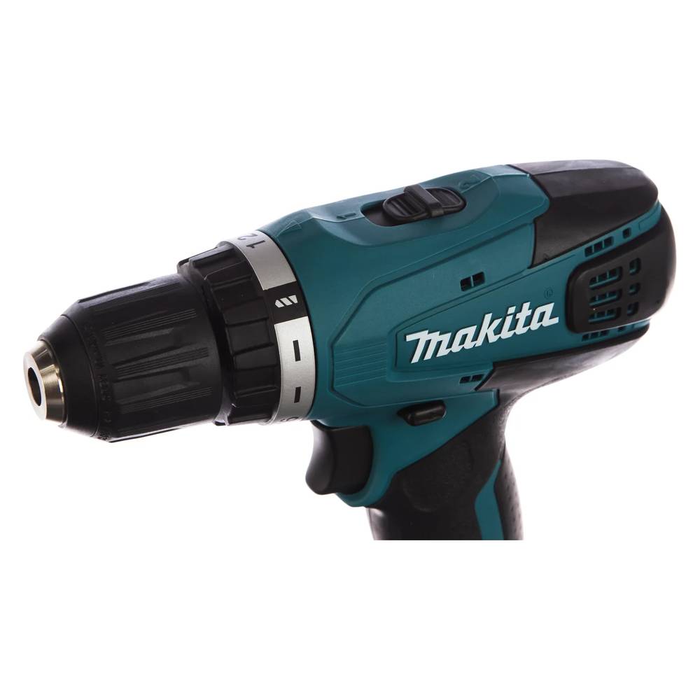 Шуруповерт аккумуляторный Makita DF347DWE+набор бит