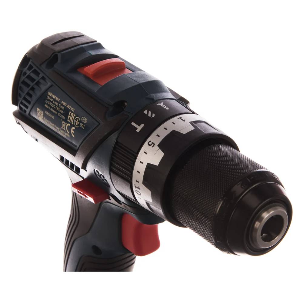 Шуруповерт аккумуляторный ударный Bosch GSB 18V-60 C (без акк, без з/у)