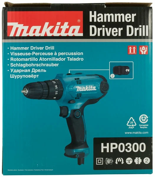 Шуруповерт электрический Makita HP0300