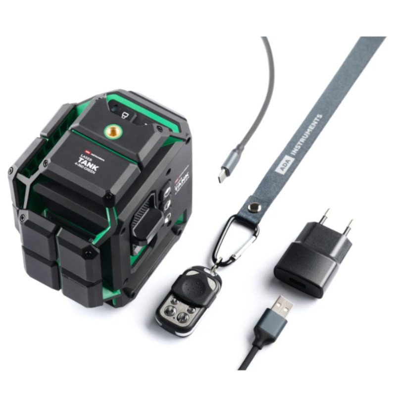 Уровень лазерный ADA LaserTANK 4-360 GREEN Basic Edition