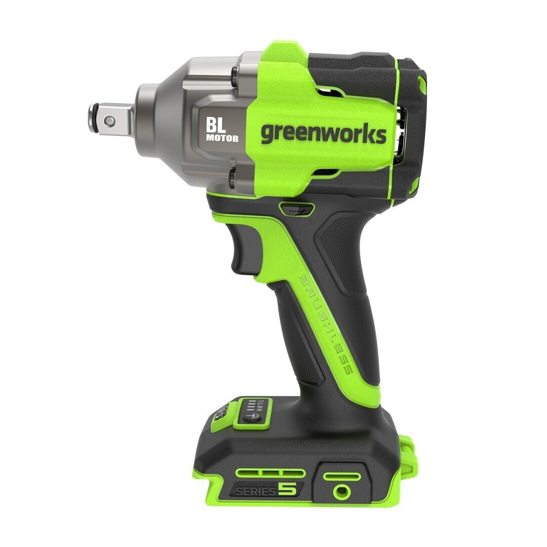 Гайковерт ударный аккумуляторный Greenworks 500Нм IW5500 (без АКБ и ЗУ)
