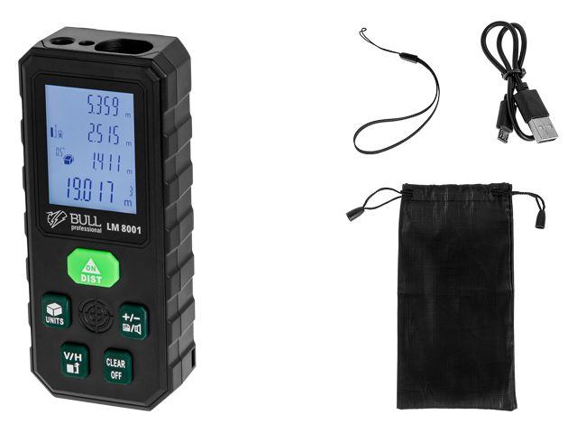 Дальномер лазерный BULL LM 8001 в кор.
