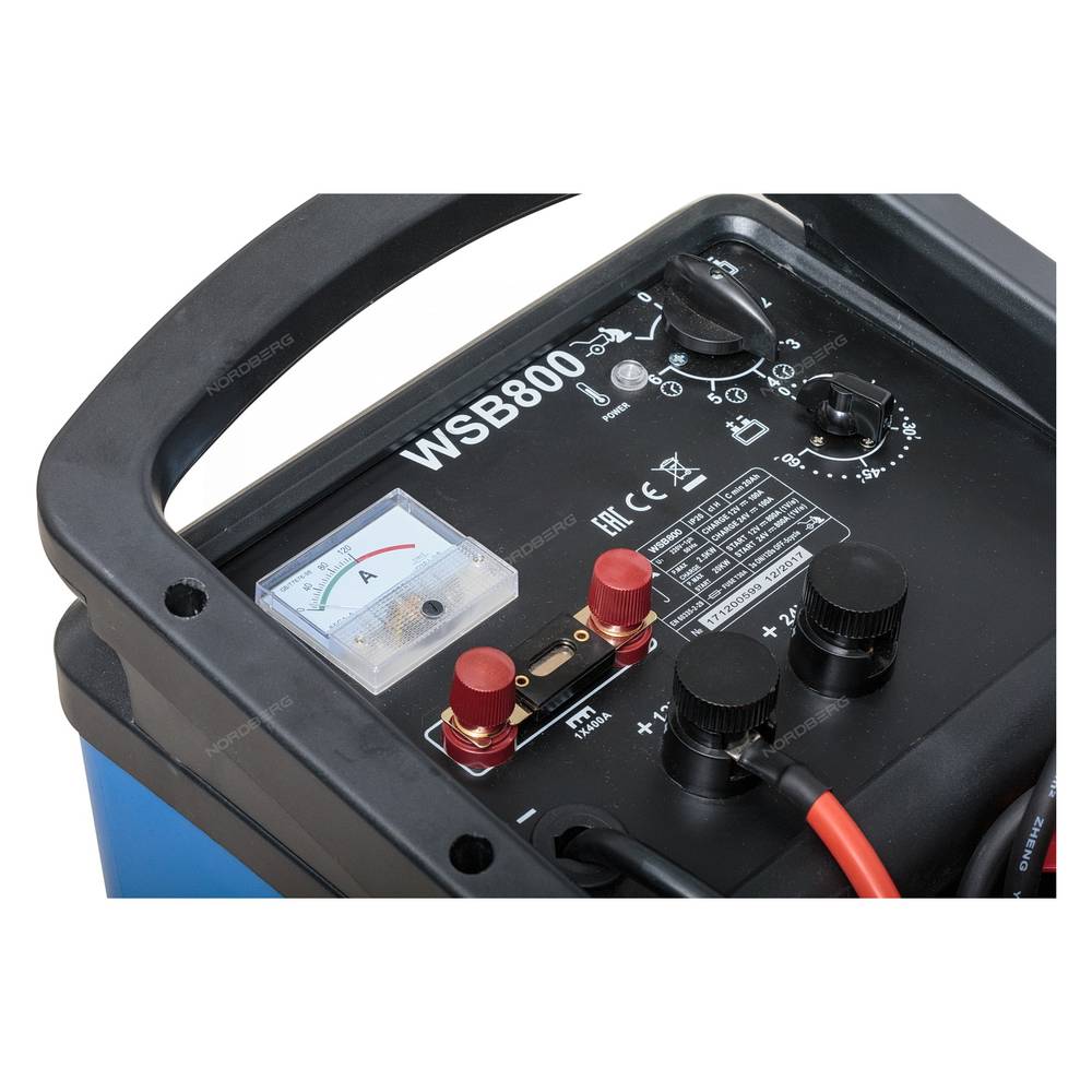 Пуско-зарядное устройство 12/24 В, 800 A NORDBERG WSB800