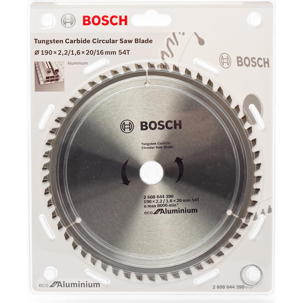 Диск пильный Bosch твердосплавный 190х20х 54 ECO (390)